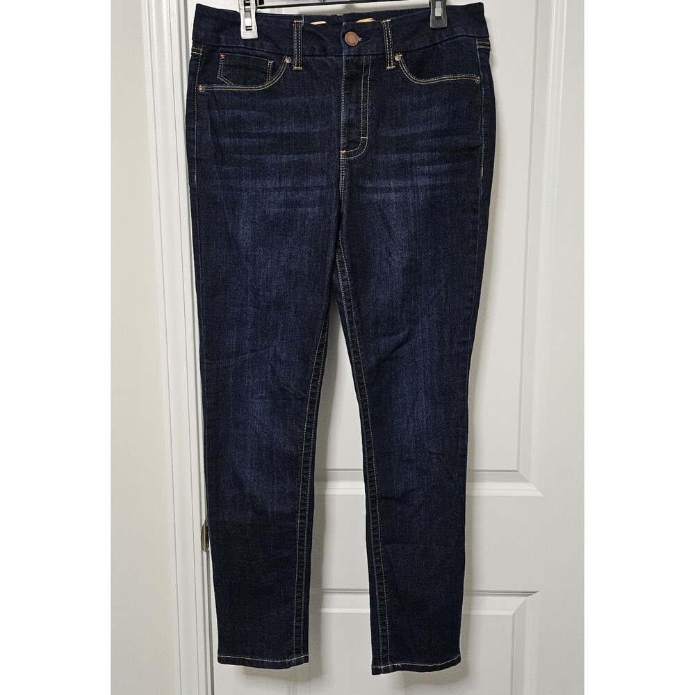 Seven7 Women's Skinny Jeans - Dark Blue